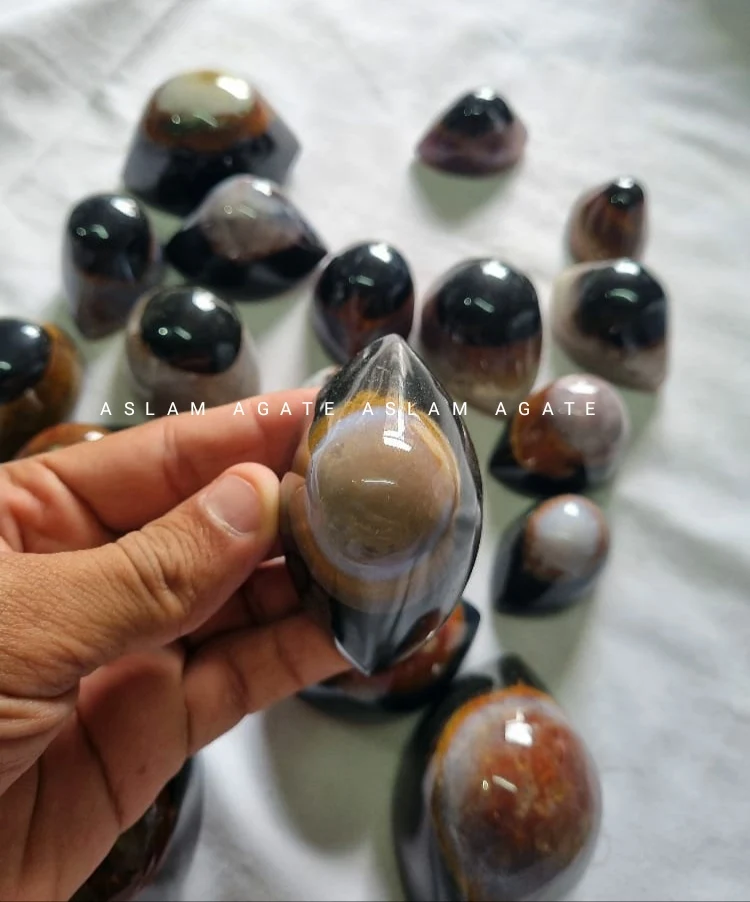 Best Quality Natural crystal gemstone Agate Shiva Eyes stone Wholesale Shiva Eyes  For Enhance Intuition ,Expanded Vision