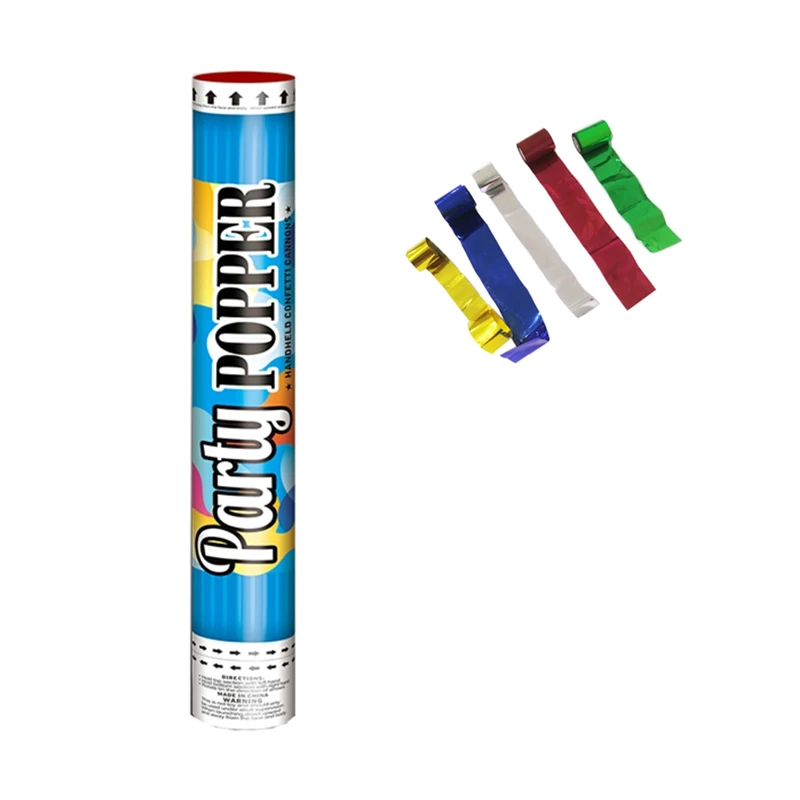 Праздничные Пружинные пушки биоразлагаемые огнестойкие для вечеринок конфетти электрический Щепка