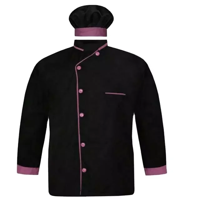 High Quality Long Sleeves Chef Uniform Executive Chef Coat Executive Chef Jacket Made In India custom  logo in cheap rate