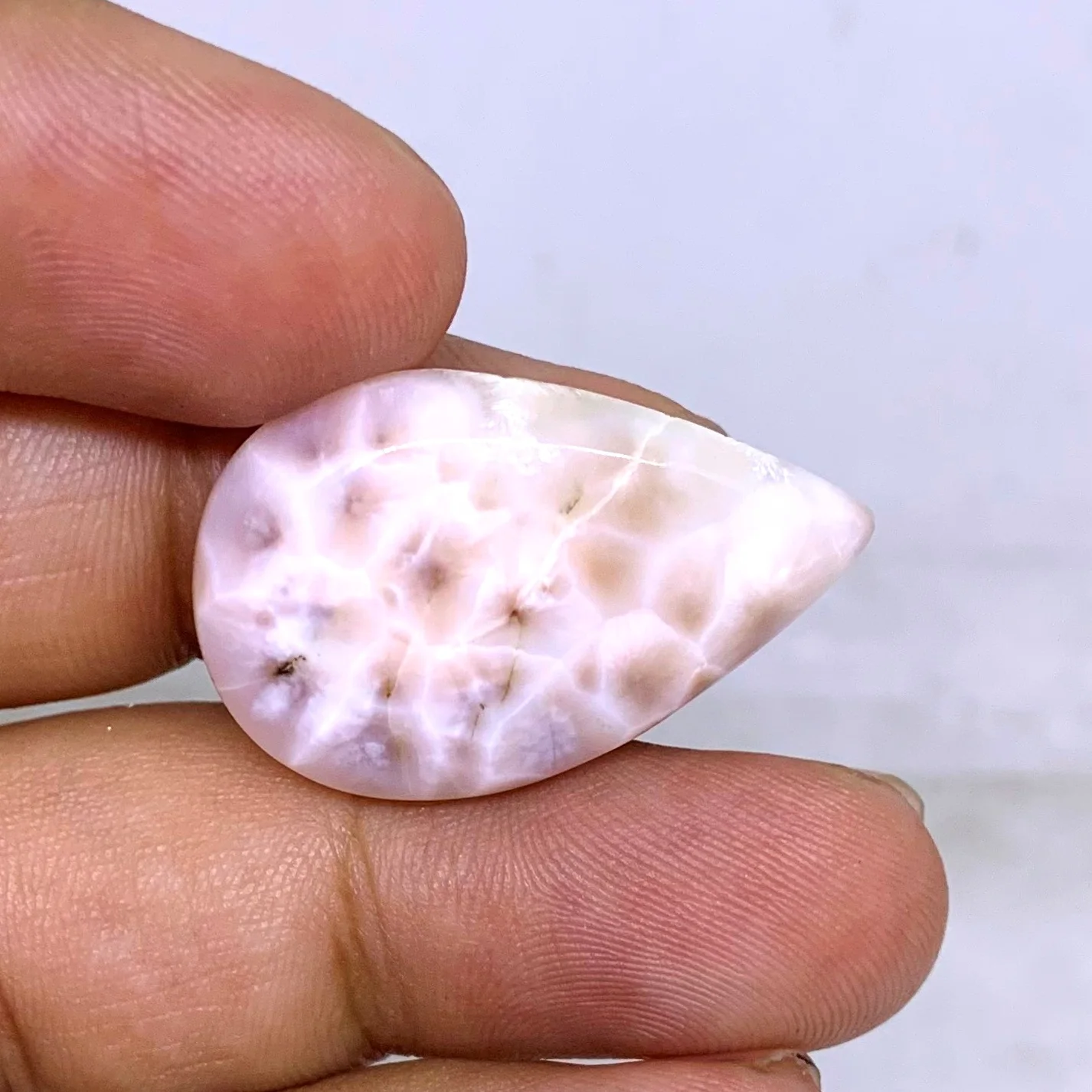 High Quality Loose Thomsonite Cabochon 19 Ct. 28X18X6 mm TM-46 Natural Tourmaline Obsidian Larimar Crystal Jewelry Making