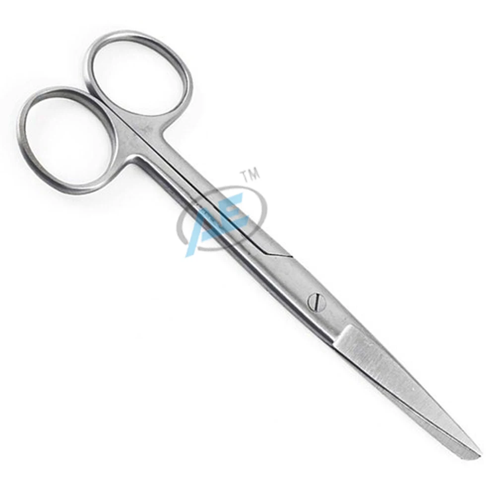 AE Brand ISO Certified High Quality Steel Metzenbaum Straight Scissors Basis of Orthopedic Instruments