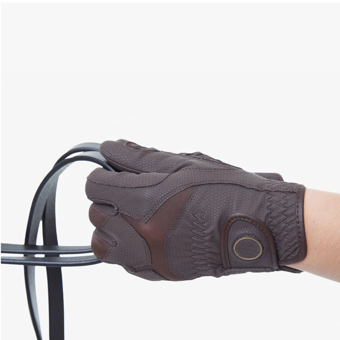Latest Horse Riding Equestrian Gloves Breathable Comfortable Outdoor Sports 2024 Design Cabretta Leather Horse Riding Gloves Men