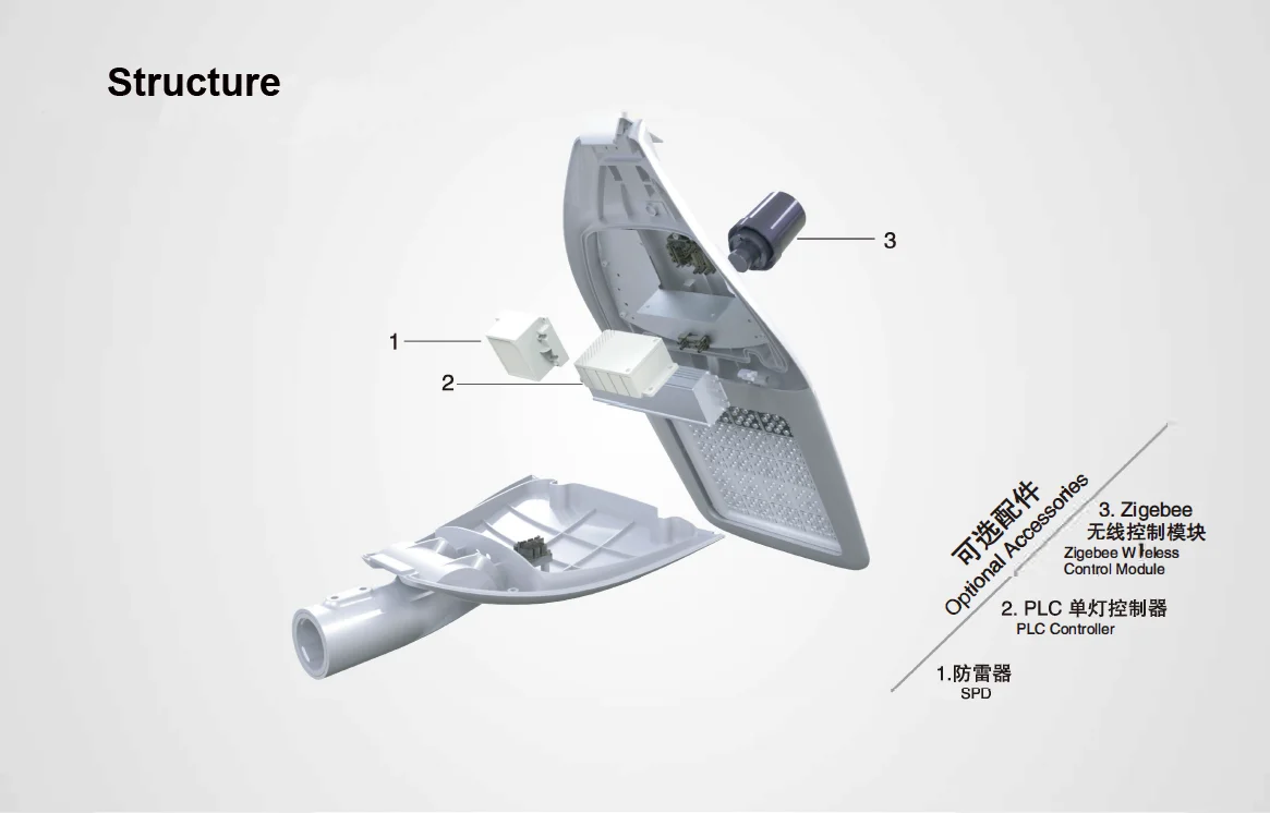 125W Parking Lot Lighting Led Road Light