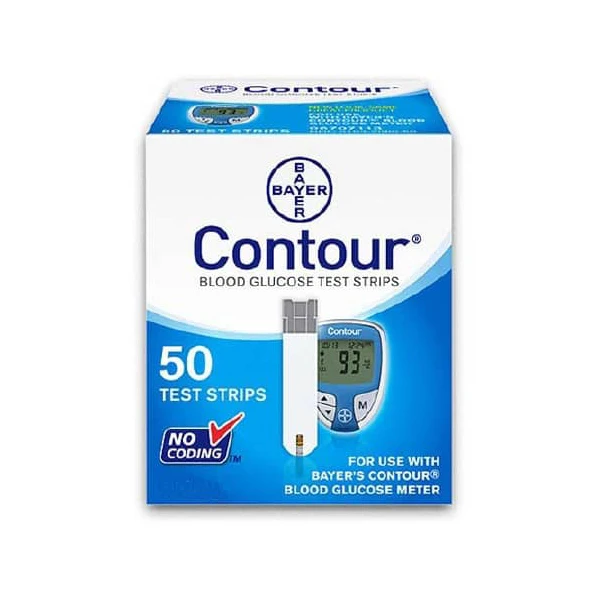 Factory Hot Sales Bayer Contour Test Strip 50s Glucose Meter Testing Diabetic Test Strips