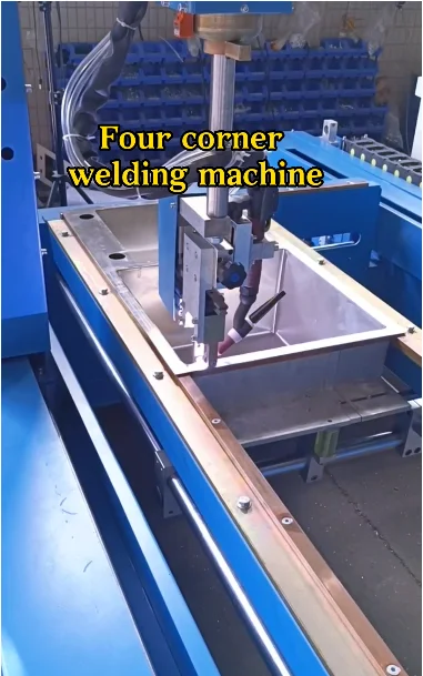 (MG172) High speed sink bowl and panel steel box tig welder 4 axis cnc automatic welding machine