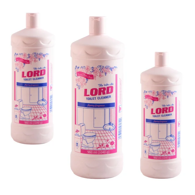 Detergent Lord Toilet Cleaner 960mlx12 Bottles Free Sample Vilaco Brand Home Cleaning Products Made In Vietnam