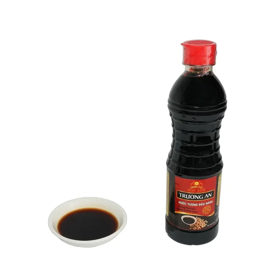 Support Low MOQ OEM Type Packing Price Cheap Price Organic Soy Sauce Reasonable Truong An Soy Sauce 500ml Tuong Viet Hoa Sen