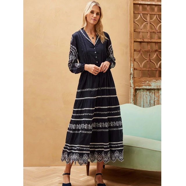 Коллекция мини-платье с открытыми плечами для женщин Новая Рождественская коллекция украинское платье мини вышивкой