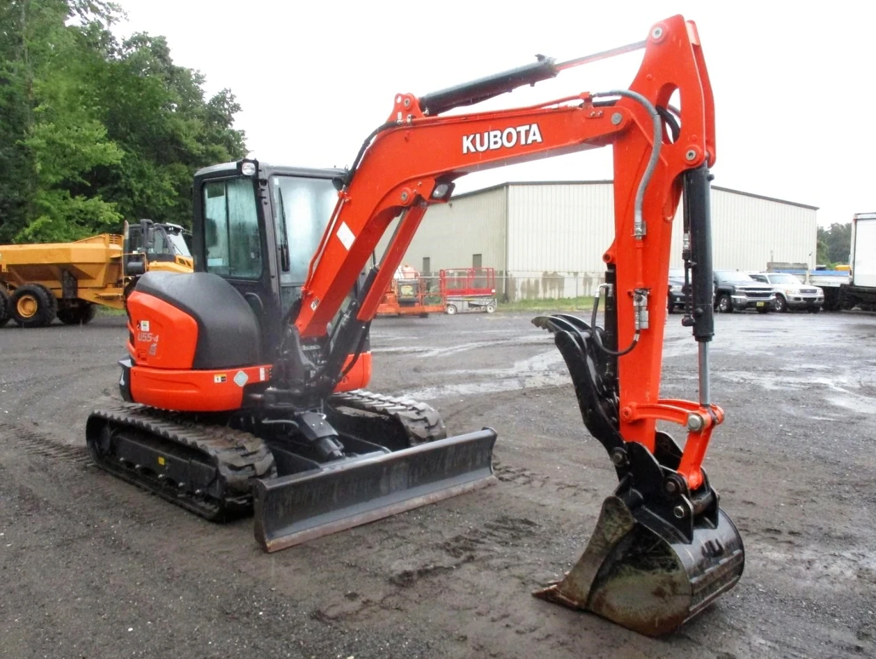 Available 1 Year warranty 2021 KUBOTA U55-4 Mini Excavator With Excellent Engine Power For Sale