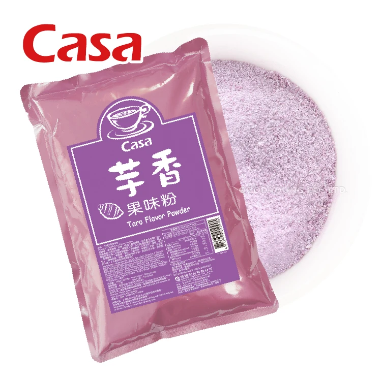 Taiwan Taro Milk Tea Powder Instant Boba Bubble Milk Tea