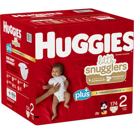 Подгузники HUGGIES всех размеров-плотные и сухие одноразовые детские подгузники Huggies