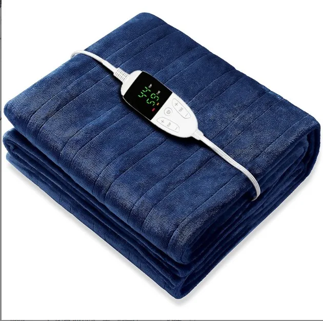 Wholesale fast heating electric blanket high quality heated throw blanket king size thick winter electric blankets