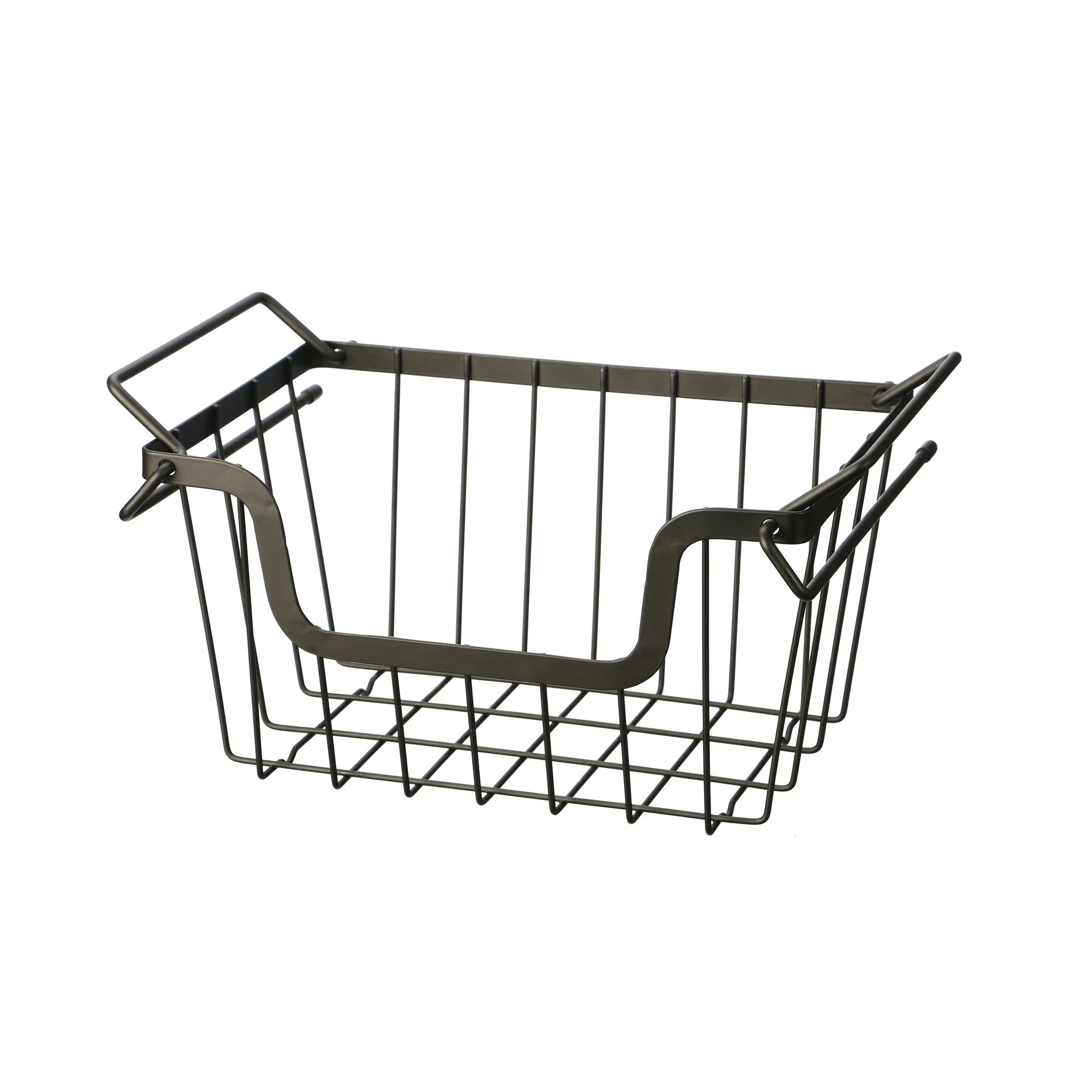 Medium Under Shelf Hanging Wire Basket Stair Basket Storage Baskets