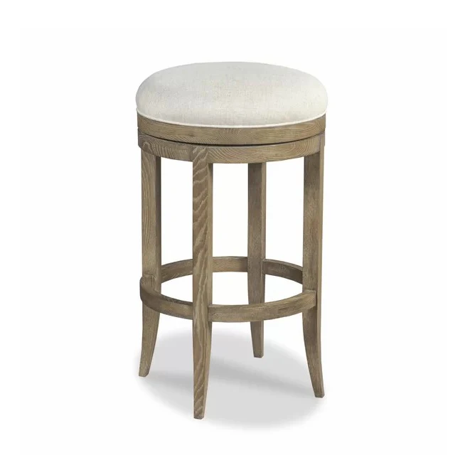 New Models Swivel Chair Wooden Frame with Chusion on Seating for Bar Restaurant Cafe Projects