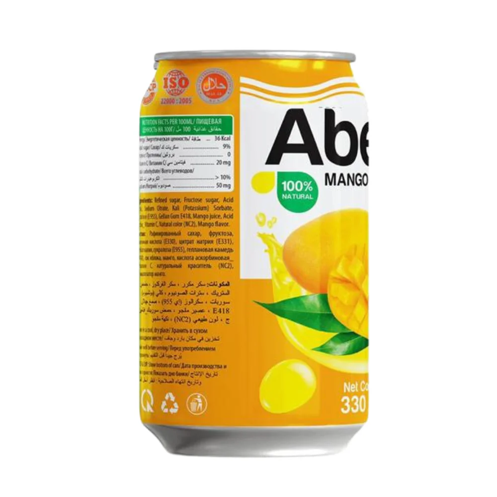 OEM ODM опции доступны свежие баночки для безалкогольных напитков со вкусом манго вьетнамский поставщик премиального консервированного свежего сока