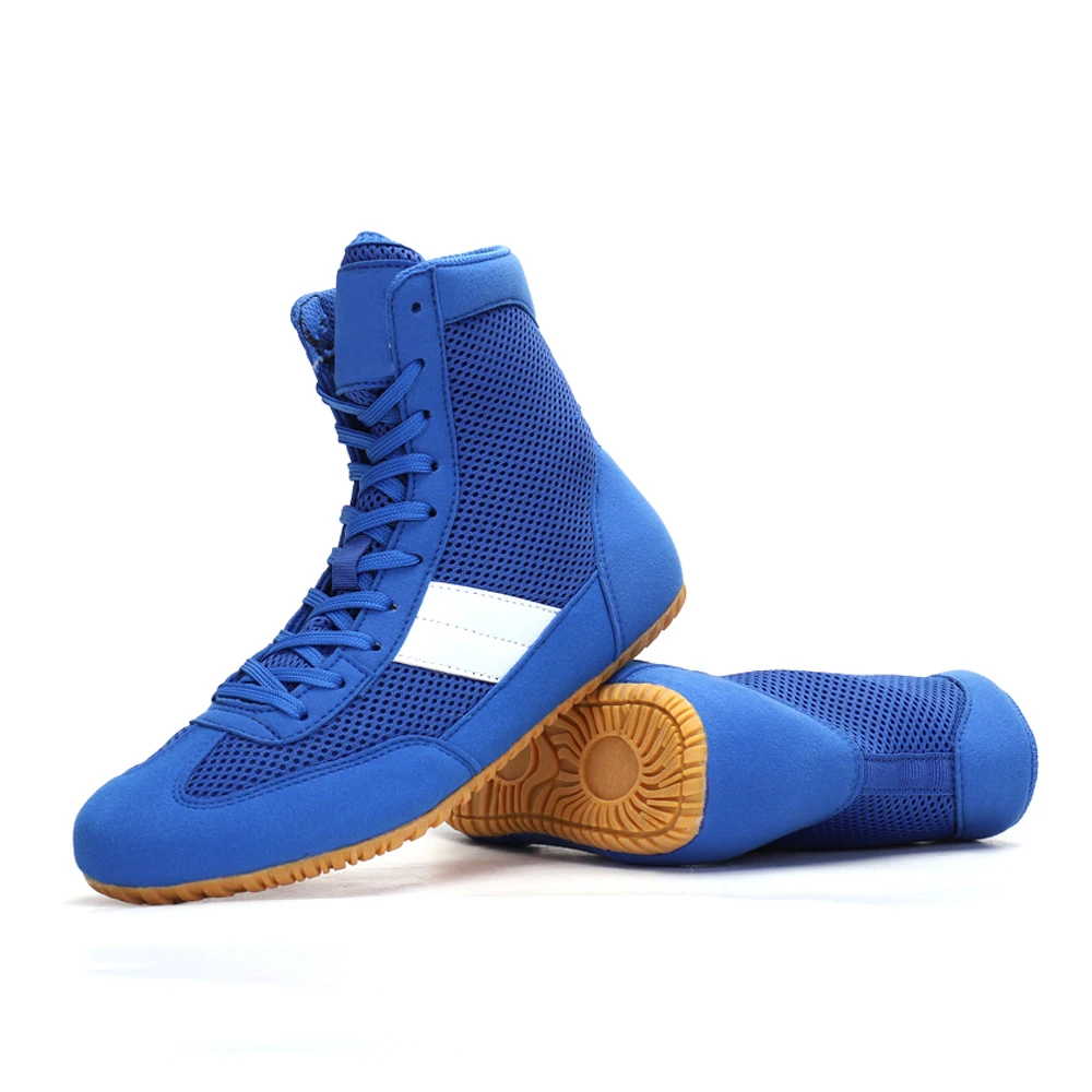 Super Quality 2023 Custom Hand Made Boxing Shoes For Men High Quality Leather Boots Boxing Shoes Wrestling Shoes