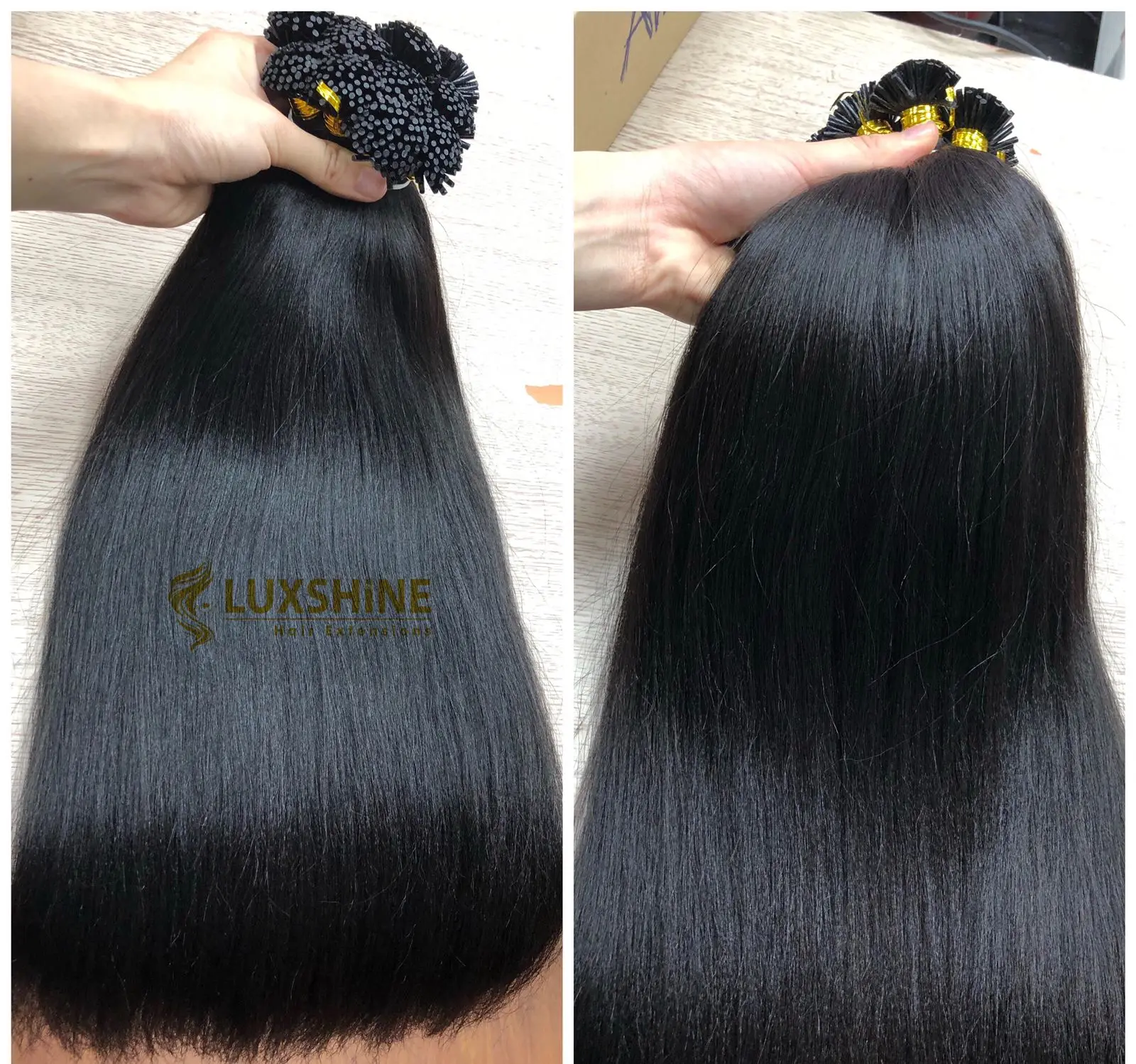 Virgin Human Hair keratin Unprocessed Raw Virgin Hair i tip wholesales factory price