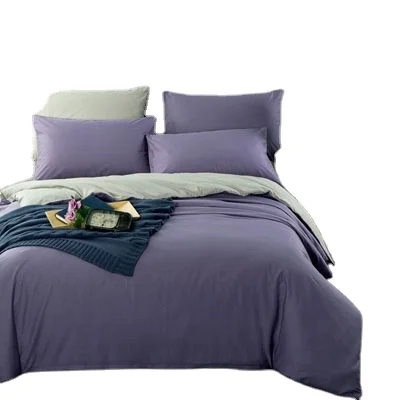 High Grade Solid Bed Sheet 100% Long Staple Cotton 300TC Comforter Sets Bedding Set Luxury Duvet Cover Bed Linens for home