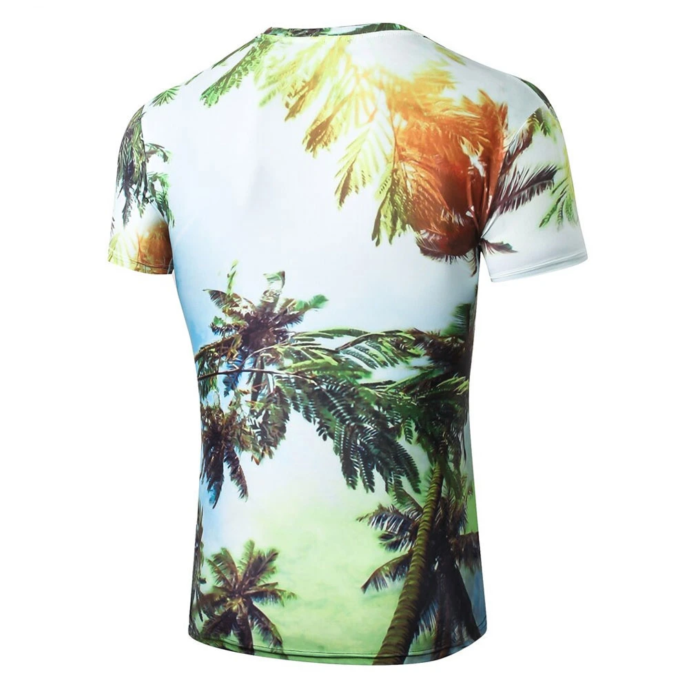 Custom Style High Quality Sublimation Breathable Plus Size Men T Shirts Short Sleeve Casual Outdoor Sublimation Men T Shirts