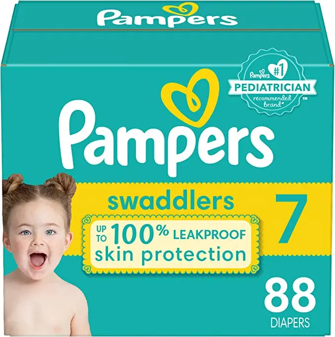 Best Wholesales Pam-pers Swaddlers Diapers, Size 7, Jumbo Pack (44 Ct) Insurance Covered
