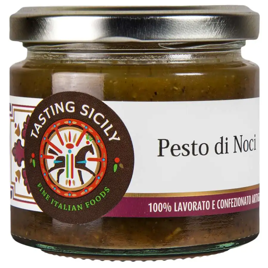 Best Quality Made in Italy Walnut Pesto jar 170g for cooking