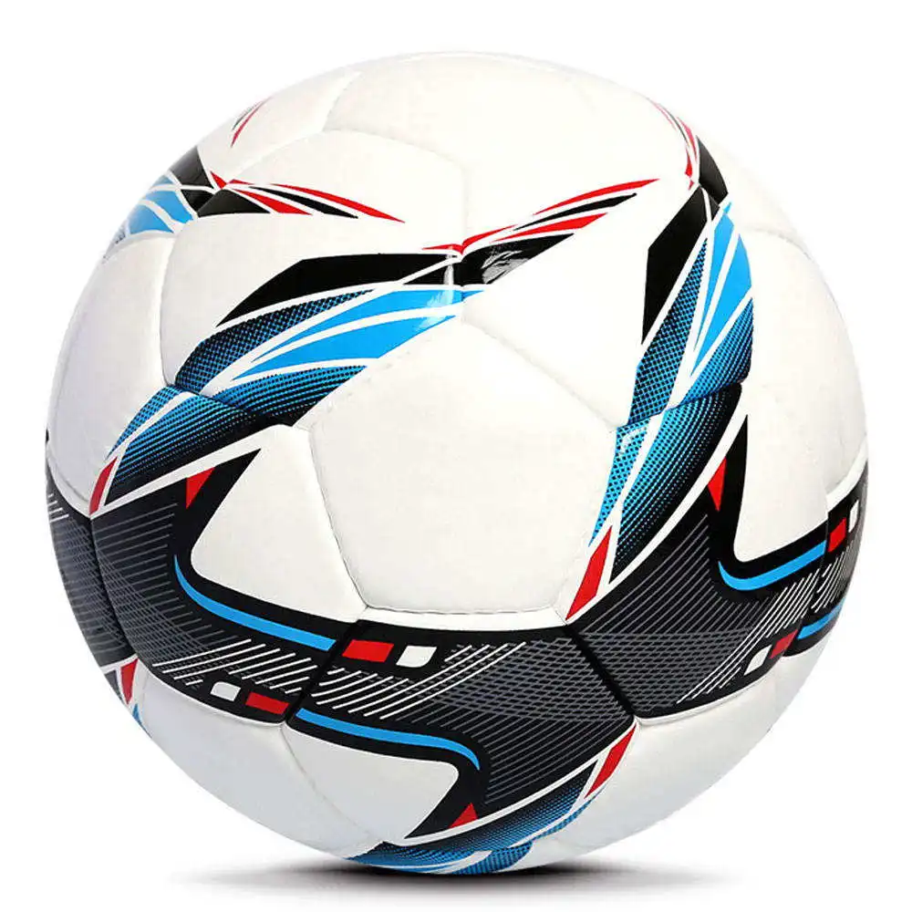 High Quality Logo-Printed PVC Soccer Ball Customized PU Material for Training Sports Outdoor Promotional Use