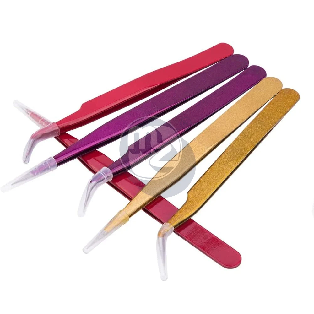 Top Quality False Eyelash Eye Lash Applicator Tool Eyelash Extension Tweezers Auxiliary Clip Best Wholesale Price