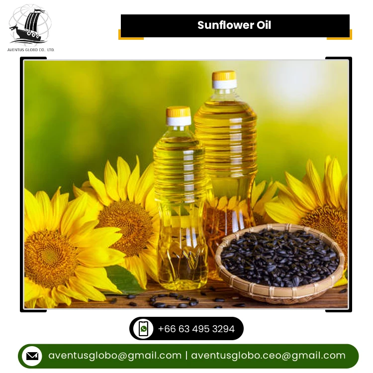 High Quality Food Grade Wholesale Pure Refine Bulk Cooking Sunflower Oil from Thailand at Competitive Price