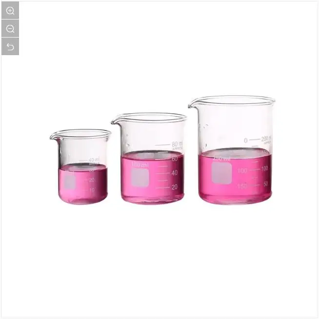 Laboratory 500 mL Low Form graduated Borosilicate Glass Beaker