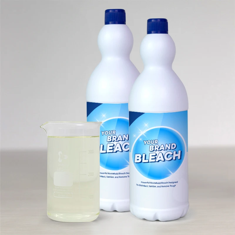 OEM Standard Twin Pack 1Kg Bleaching Liquid Hot Selling Household Hygienic and Clean Bleach Regular