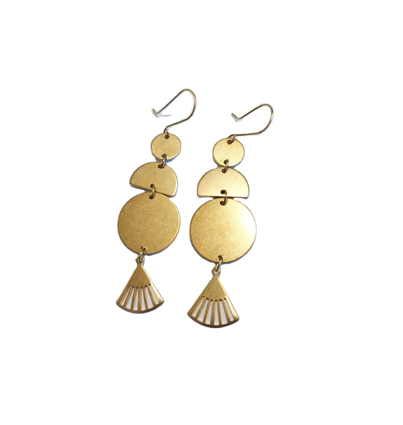 Handmade Gorgeous Stylist brass Earrings Trendy Design Women Fashion Jewelry on Cheap Price best quality product