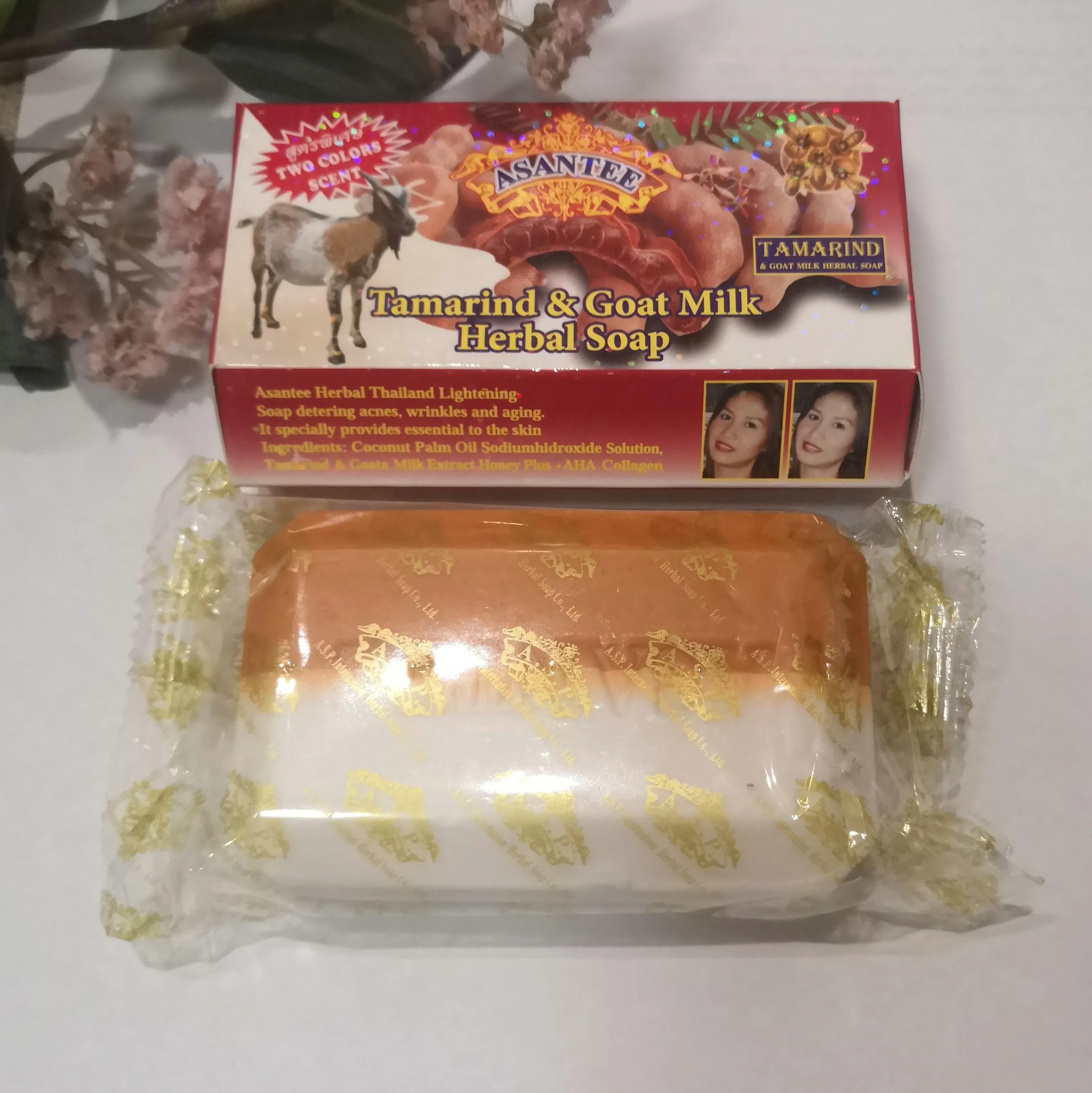 Tamarind &Goat milk Herbal Soap from Thailand
