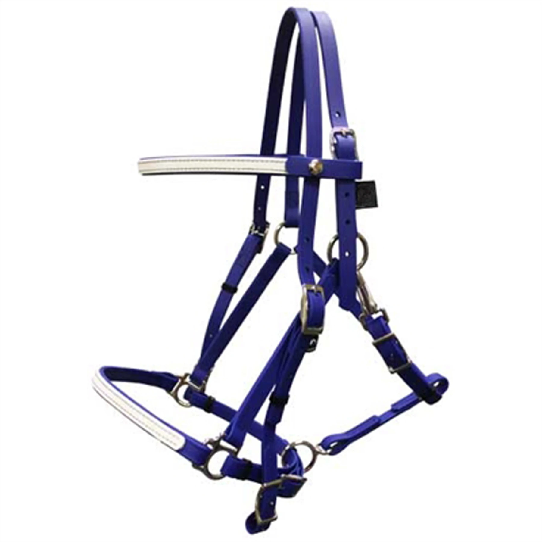 New Stylish Designer PVC Nylon Horse Biothane Bridle Anatomical Vegan Leather Soft Padded Comfortable Perfect for Horse Racing