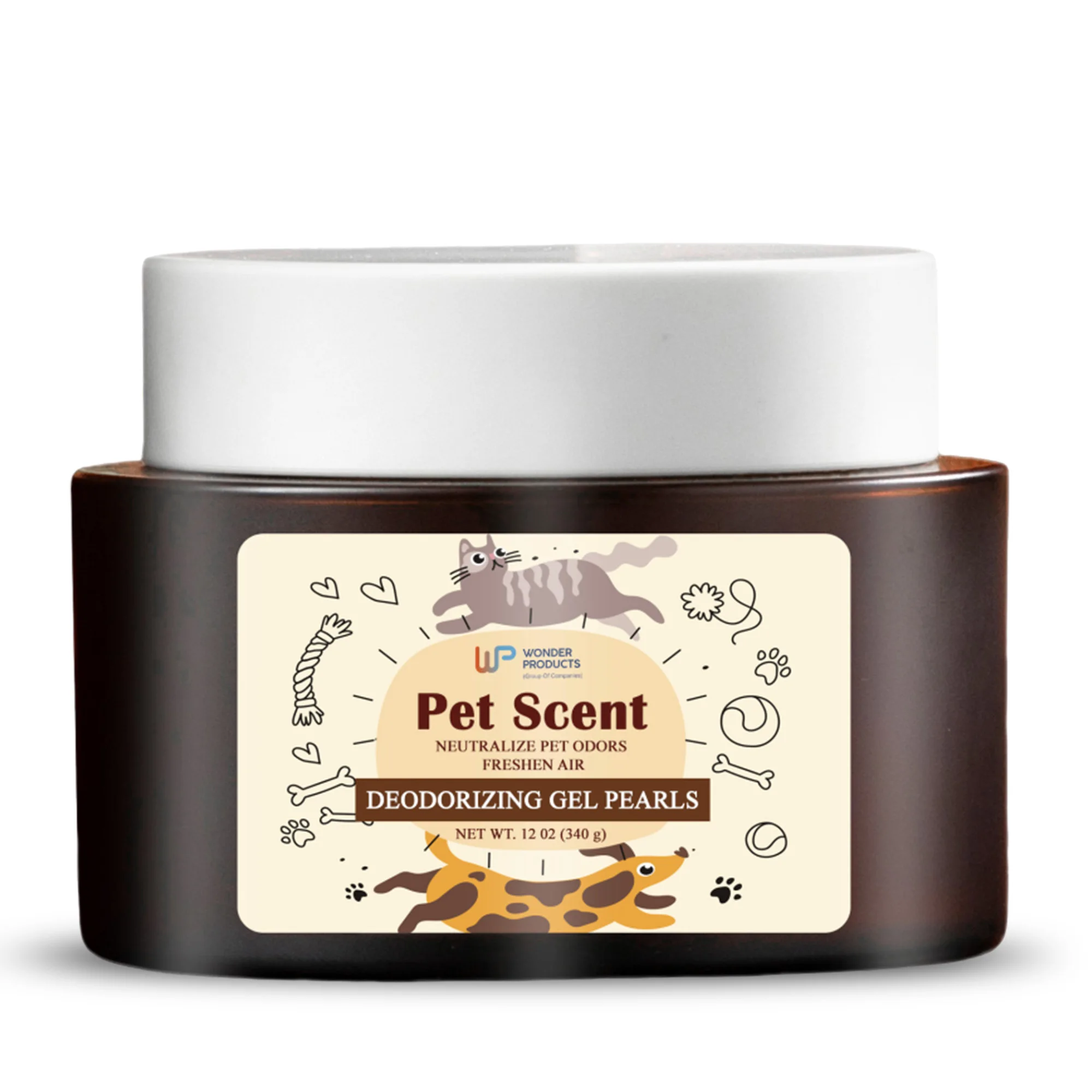 OEM Fresh Breeze 12Oz Deodorizing Gel Beads for Pet Care and Air Care Customized Logo Wholesale Price for Grooming