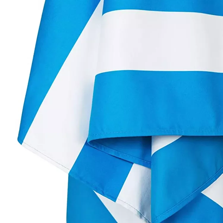 Factory OEM Custom Personalized Logo Flamingo Printed Rectangle Large Oversized Soft Terry