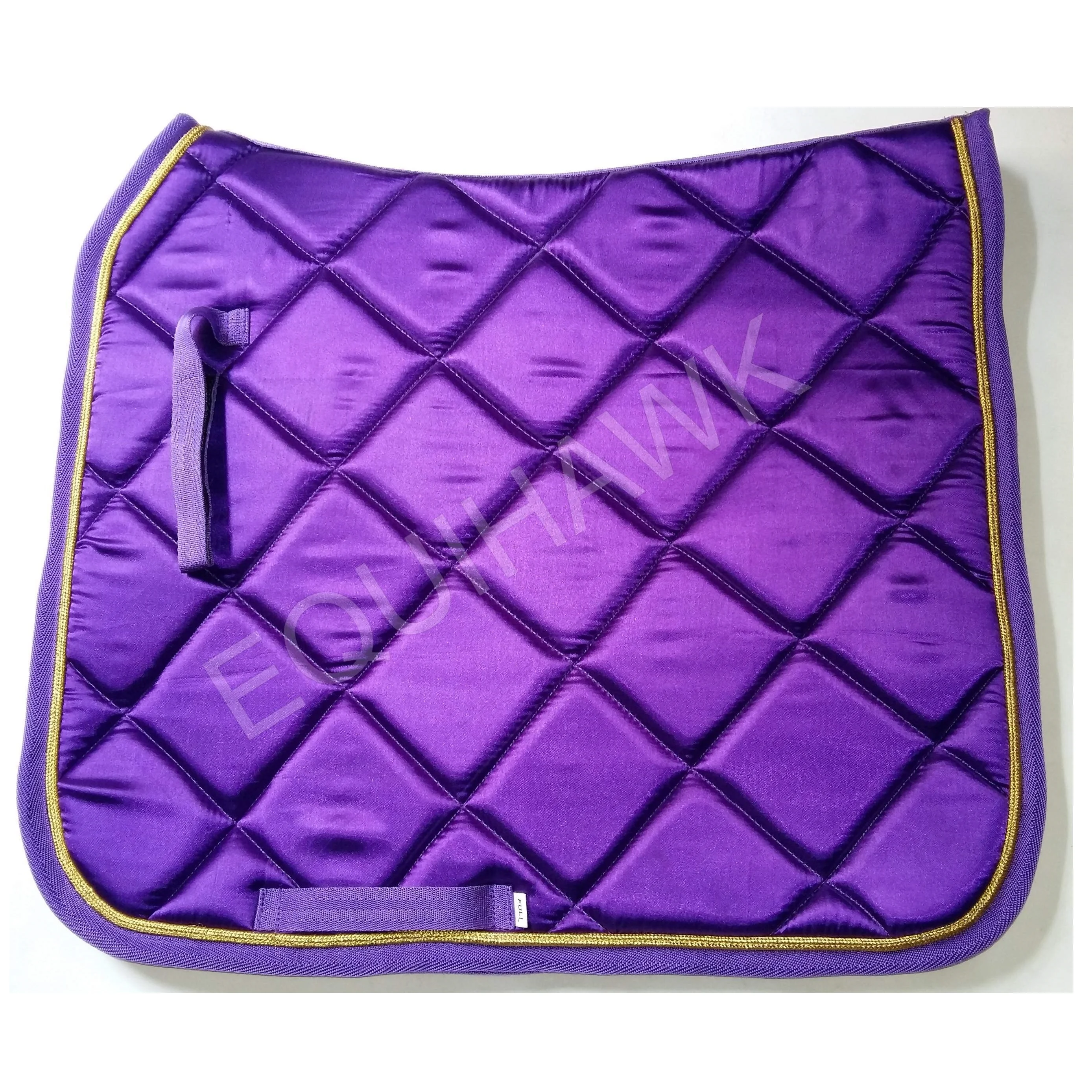 Professional Factory Horse Product Satin Fabric Saddle Pads Ready To Ship Clearance Price Brand New Saddle Pads Equestrian