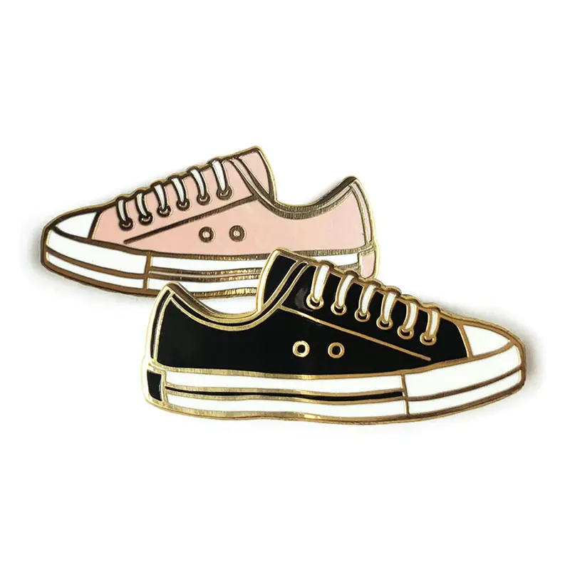 OEM factory custom brand metal sneaker enamel pin