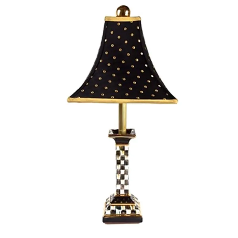 Retro design art decoration home lighting modern fabric lampshade table lamp living room bedside table bedroom lamp
