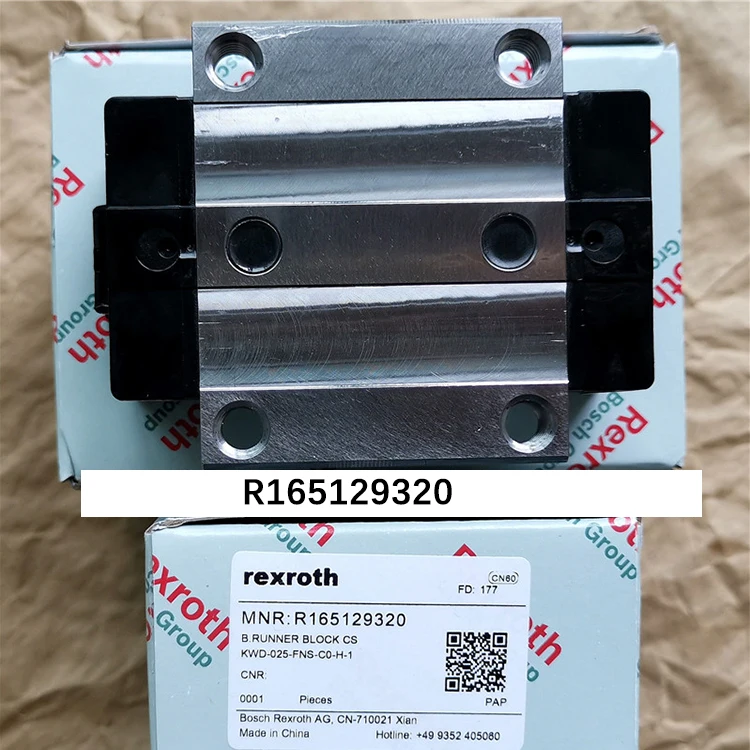 100% Original Rexroth Linear Guide Block Bearing R165129320