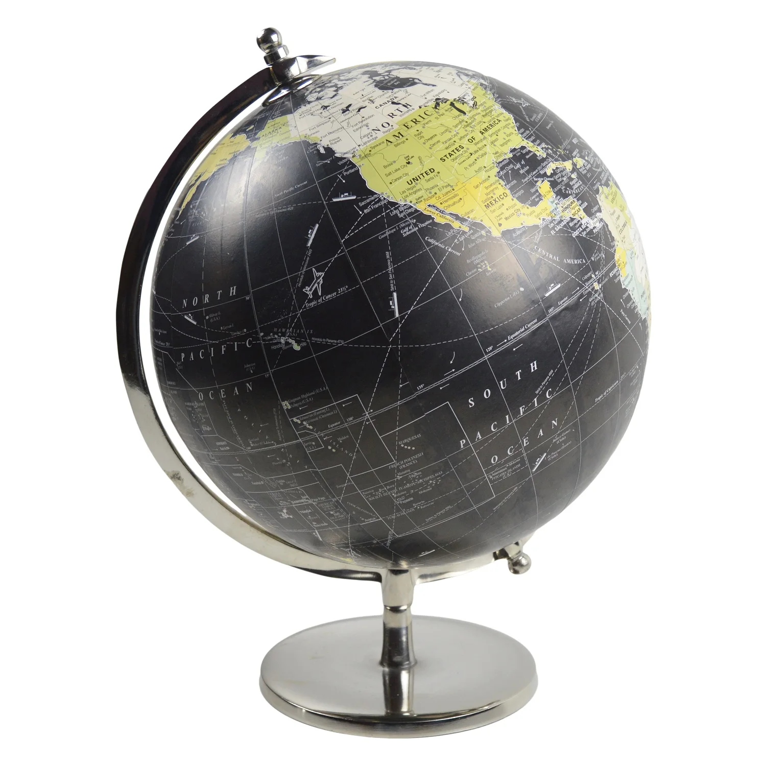 Trending Metal Base World Desk Globe Rotating Educational Large World Map Earth Globes For Office Decoration Mainly Schools