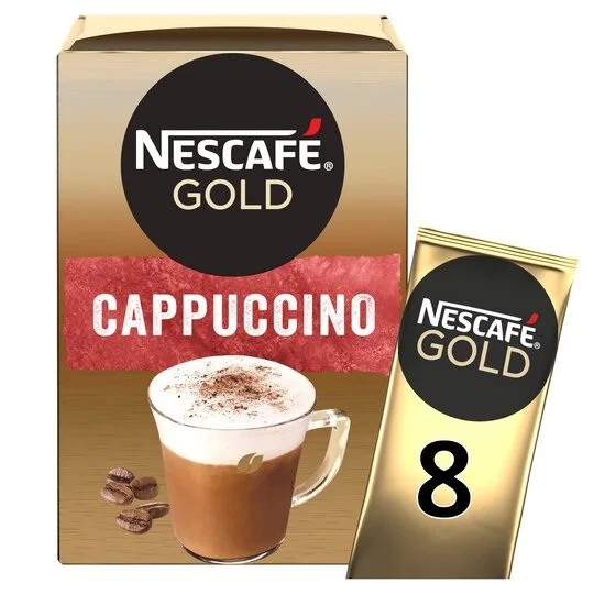 Купить Nestle Nescafe Золотой капучино пакетик Для саше со вкусом премикса растворимый кофе