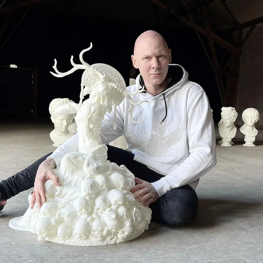 Высокоточный широкомасштабный 3D-принтер SA для человеческих фигур 3D-печать на заказ детали из смолы в натуральную величину художественные фигурки