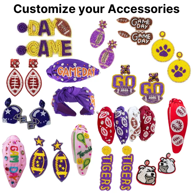 Buy Game Day Custom Embroidered Patches Ruffle Sleeves Tiered Dresses With Square Neck Game Day Sequin Patch Dress