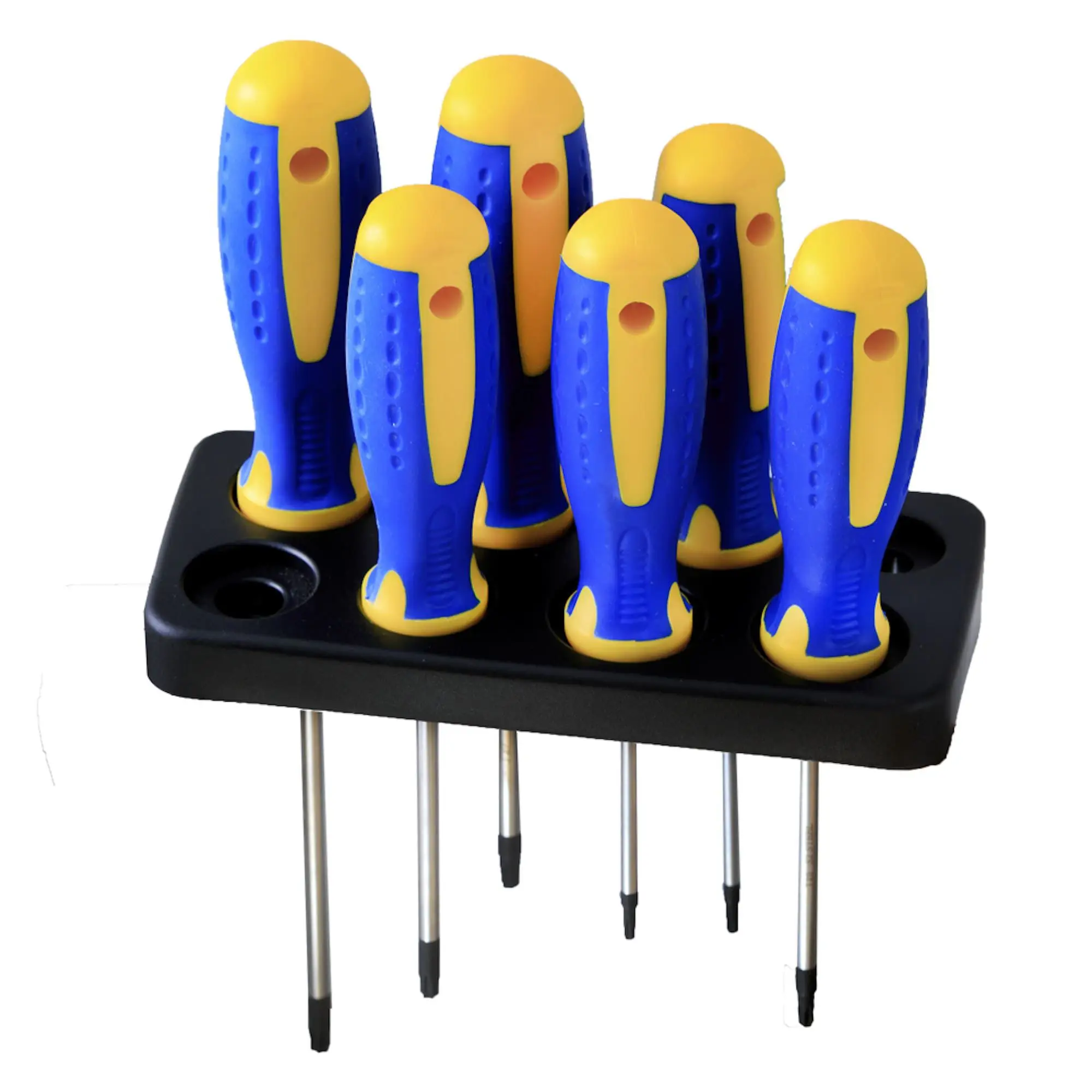Top Quality Wholesale 6 piece Torx Screwdriver Set with Rack Shelf magnetic Repair tool