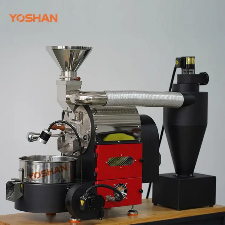 1kg 1.5kg 2kg small/home commercial electric coffee roaster machine/coffee roasters for sale/gas style CofFee bean roaster mill