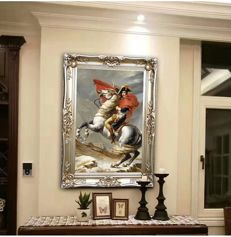 Antique Style Ornate Wooden Luxury Painting Picture Photo Frame Handmade Wall Decor Mirror Frame Wholesale