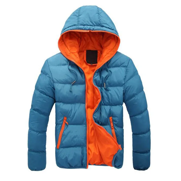 Custom Puffer Winter Jacket Men Wholesale Puffer Outerwear Zipper Winter Men puffer Jackets High Quality custom pocket  zipper