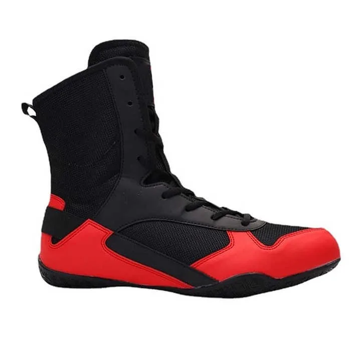 Wholesale High Quality Boxing Shoes With Custom Fit Ankle Support And Lightweight Soles Ideal For Training And Competitions