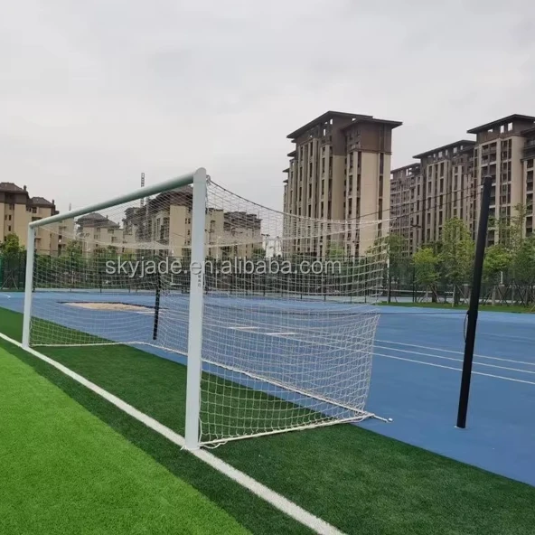 Elegant & Durable 11-a-side Aluminium Football Goal for Outdoor Soccer Sports Equipment for Fields & Courts