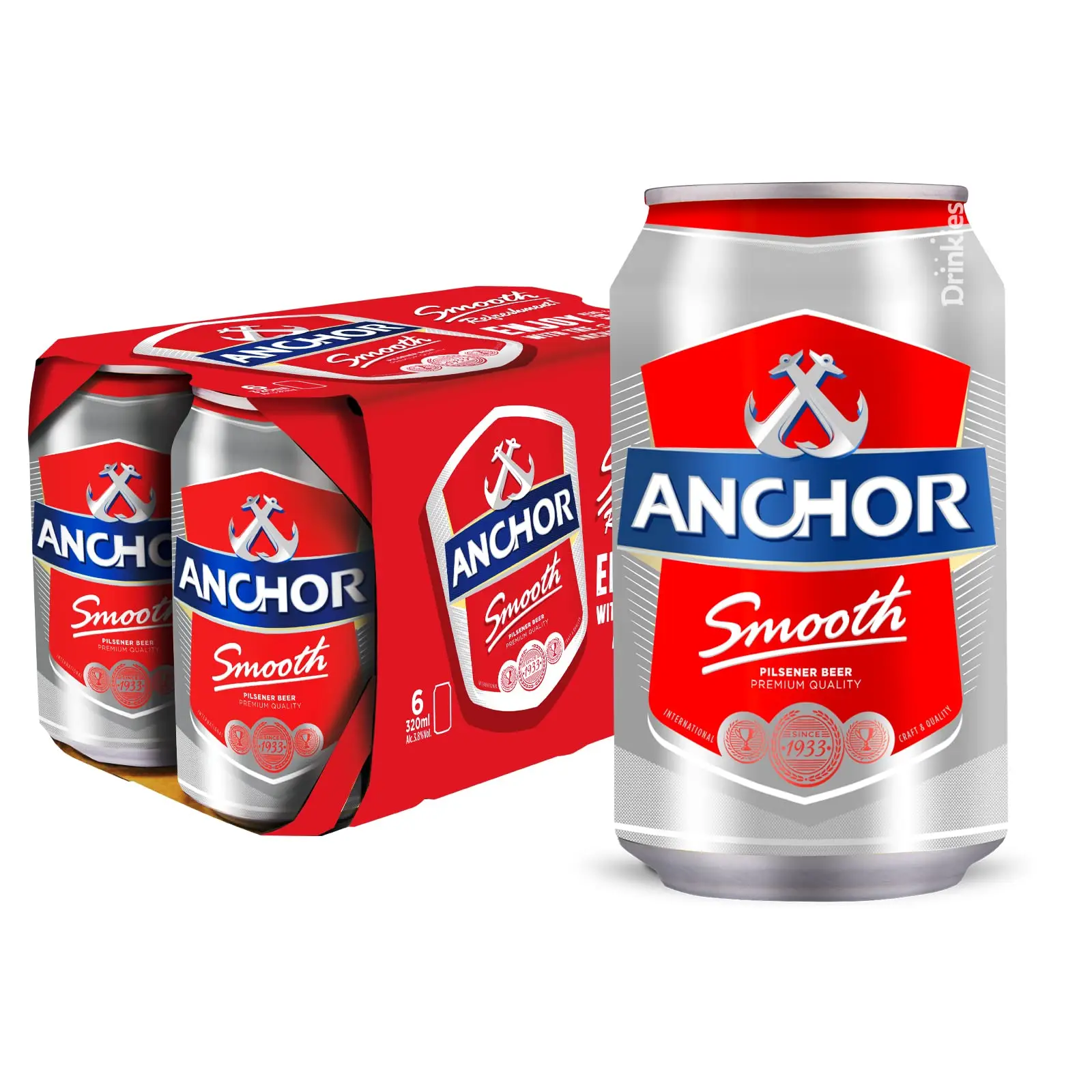 Якорная гладкая пильснер пивная банка 4.0% алкоголя